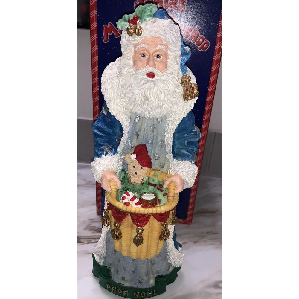Pere Noel Santa‎ 1995 by Santa's Magical Toyshop Christmas Figurine 12